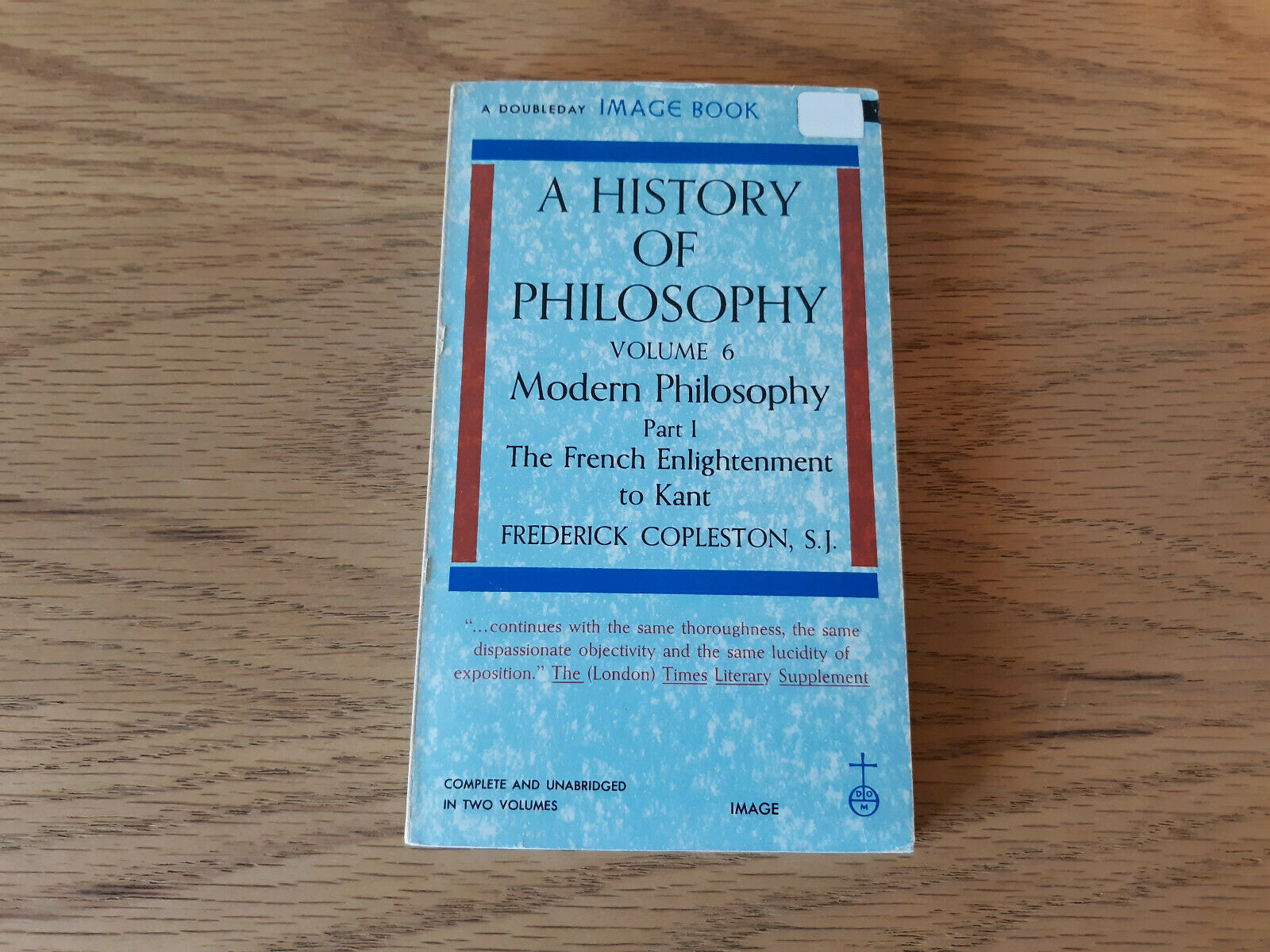 A History of Philosophy Vol 6 Modern Philosophy Part 1 by Frederick ...