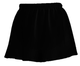 Danskin 3318 Girl's Small (4-6) Black Georgette Pull-On Skirt - $5.99