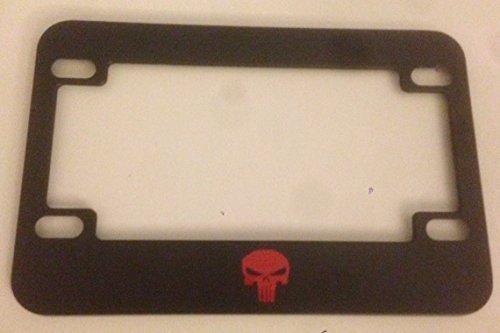 The Punisher LOGO Black Plastic License Plate Frame
