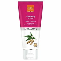 VLCC Anti Ageing Foaming Face Wash Wheat and Margosa 100ml - $10.82