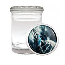 Dna D1 Odorless Air Tight Medical Glass Jar Container Molecule Genetic Code - $12.95