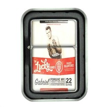 Lucky Strike Oil Lighter With Case Vintage Cigarette Smoking Ad Classic Logo D26 - $13.95