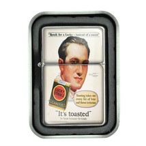 Lucky Strike Oil Lighter With Case Vintage Cigarette Smoking Ad Classic Logo D39 - $13.95