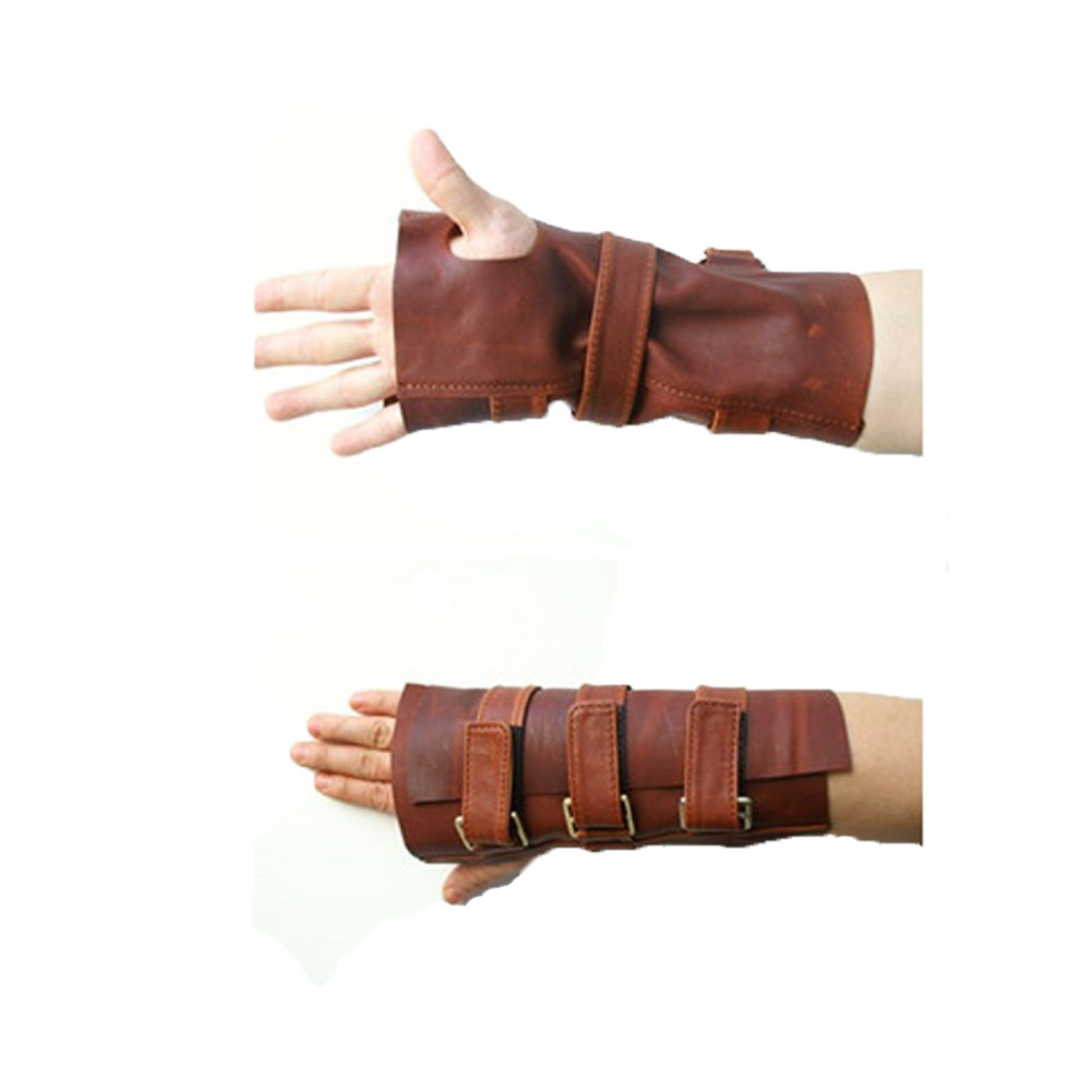 Xcoser Bane Wrist Leather Brace guard Gauntlet LeadCos Gloves Cosplay ...