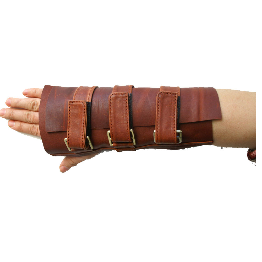 Xcoser Bane Wrist Leather Brace guard Gauntlet LeadCos Gloves Cosplay ...