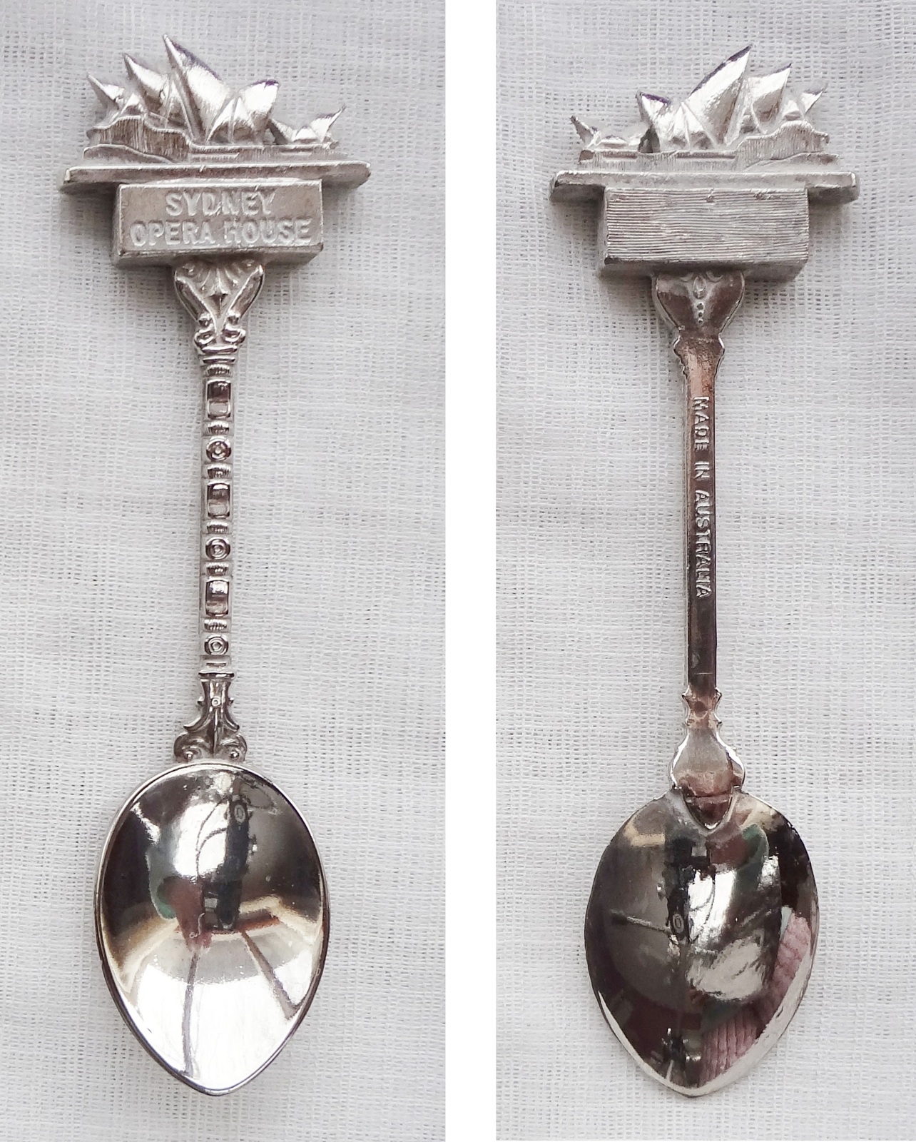 Collector Souvenir Spoon Australia Sydney Opera House 3D Figural Spoons