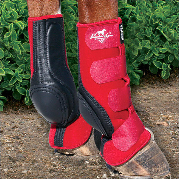 CRIMSON PROFESSIONAL CHOICE VENTECH SLIDE TEC HORSE LEG SKID BOOTS PAIR