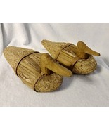 Ducks Chipped Wood Sculptures Handmade Cabin Lodge decor - $45.00