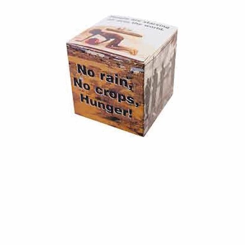 Rice Bowl Donation Box Feed the Hungry with Jesus Picture. Pkg of 50 [Toy]
