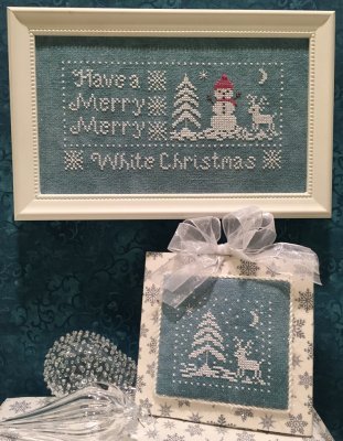 Primary image for White Christmas (2 designs) cross stitch chart Scissortail Designs 