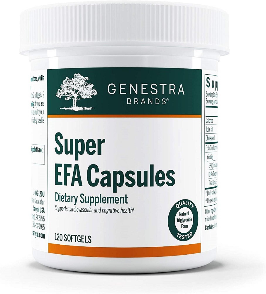 Genestra Brands - Super EFA Capsules - Supports Cardiovascular, Brain, Eyes,
