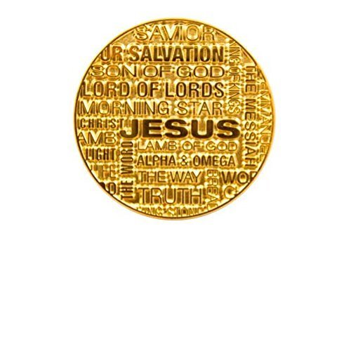 Names of Jesus Gold Plated Pocket Coins Tokens Set of 2