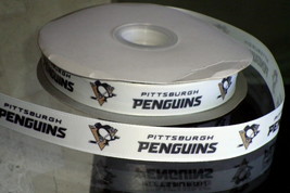 Pittsburgh Penguins Inspired Grosgrain Ribbon - $7.90