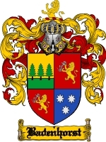 Badenhorst Family Crest / Coat of Arms JPG or PDF Image Download