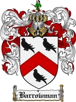 Barrowman Family Crest / Coat of Arms JPG or PDF Image Download