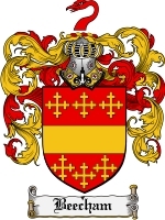 Beecham Family Crest / Coat of Arms JPG or PDF Image Download