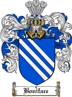 Boniface Family Crest / Coat of Arms JPG or PDF Image Download