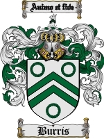 Buris Family Crest / Coat of Arms JPG or PDF Image Download