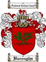 Buroughs Family Crest / Coat of Arms JPG or PDF Image Download