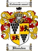 Blonden Family Crest / Coat of Arms JPG or PDF Image Download