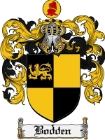 Bodden Family Crest / Coat of Arms JPG or PDF Image Download