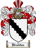 Bradden Family Crest / Coat of Arms JPG or PDF Image Download