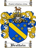 Brettain Family Crest / Coat of Arms JPG or PDF Image Download