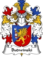 Budwinski Family Crest / Coat of Arms JPG or PDF Image Download