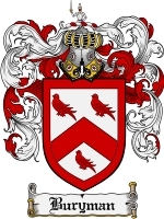 Buryman Family Crest / Coat of Arms JPG or PDF Image Download