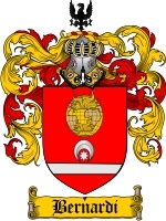 Bernardi Family Crest / Coat of Arms JPG or PDF Image Download