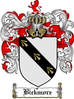 Bickmore Family Crest / Coat of Arms JPG or PDF Image Download