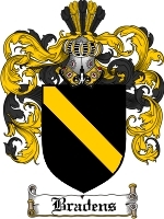 Bradens Family Crest / Coat of Arms JPG or PDF Image Download