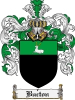 Bucton Family Crest / Coat of Arms JPG or PDF Image Download