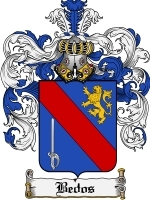 Bedos Family Crest / Coat of Arms JPG or PDF Image Download