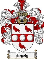 Begely Family Crest / Coat of Arms JPG or PDF Image Download