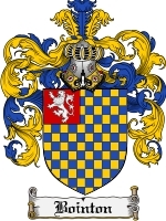 Bointon Family Crest / Coat of Arms JPG or PDF Image Download