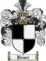 Bresci Family Crest / Coat of Arms JPG or PDF Image Download