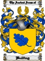 Bulling Family Crest / Coat of Arms JPG or PDF Image Download