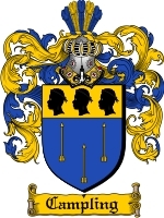 Campling Family Crest / Coat of Arms JPG or PDF Image Download