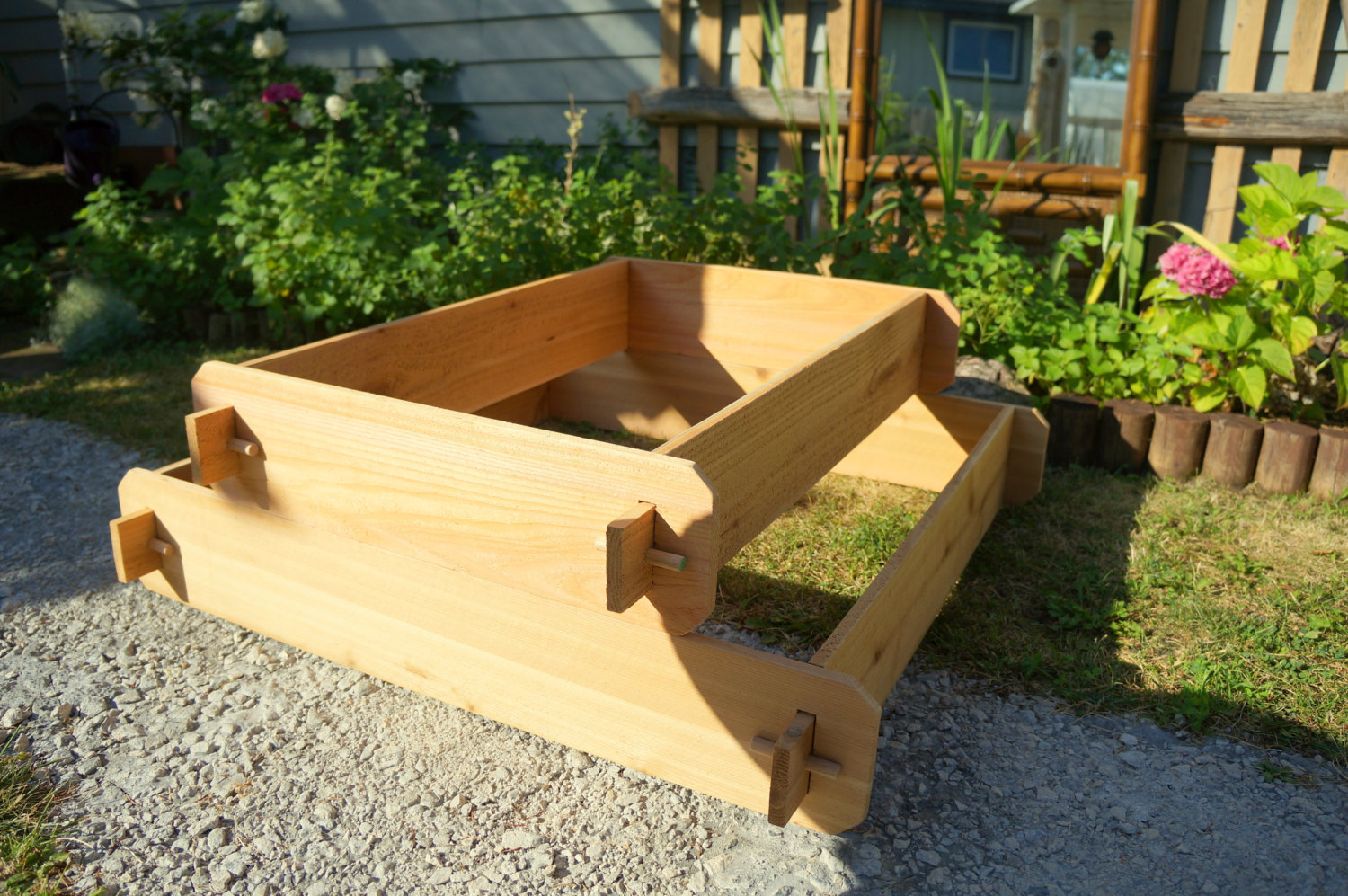 Garden Raised Bed Planter Flower Box Cedar Vegetable Kit ...