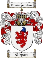 Clepan Family Crest / Coat of Arms JPG or PDF Image Download