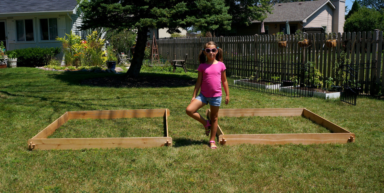 TWO LARGE 6x6 Cedar Raised Garden Beds and 19 similar items