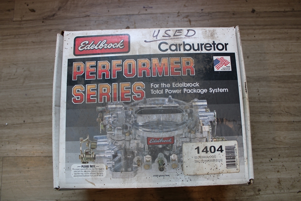 Edelbrock 500 cfm, Carburetor, electric choke, 1404 Carburetors