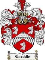 Corddle Family Crest / Coat of Arms JPG or PDF Image Download