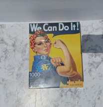 Aquarius Smithsonian 1000 Piece Jigsaw Puzzle ROSIE THE RIVETER We Can D... - $14.01