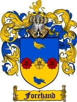 Forehand Family Crest / Coat of Arms JPG or PDF Image Download