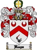 Heaps Family Crest / Coat of Arms JPG or PDF Image Download