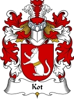Kot Family Crest / Coat of Arms JPG or PDF Image Download