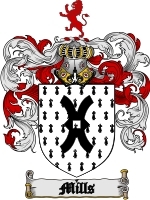 Mills Family Crest / Coat of Arms JPG or PDF Image Download - Coat of Arms