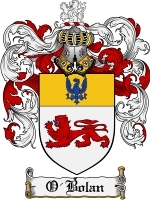 O'Bolan Family Crest / Coat of Arms JPG or PDF Image Download